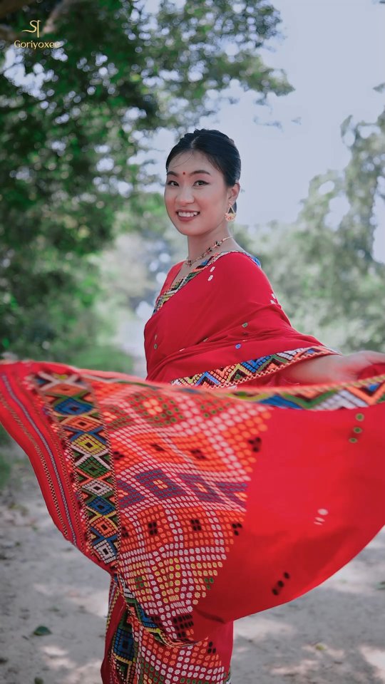 Padmini Cotton Mising Mekhela Sador